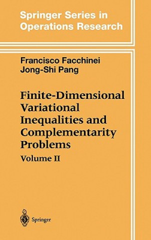 Könyv Finite-Dimensional Variational Inequalities and Complementarity Problems Francisco Facchinei