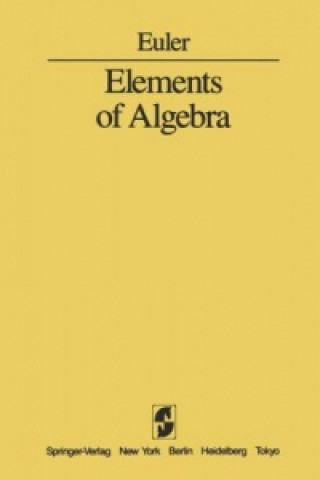 Knjiga Elements of Algebra Leonhard Euler