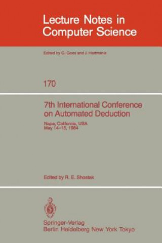 Carte 7th International Conference on Automated Deduction R. E. Shostak