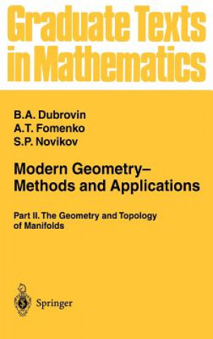 Kniha Modern Geometry- Methods and Applications B.A. Dubrovin