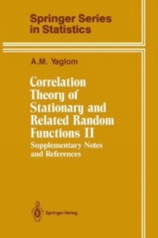 Książka Correlation Theory of Stationary and Related Random Functions A.M. Yaglom