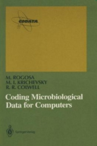 Knjiga Coding Microbiological Data for Computers Morrison Rogosa