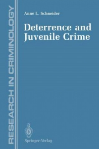 Kniha Deterrence and Juvenile Crime Anne L. Schneider