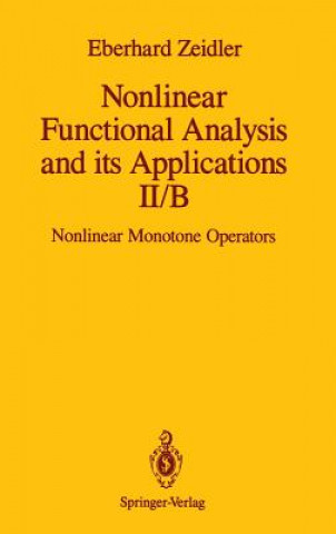 Carte Nonlinear Functional Analysis and its Applications E. Zeidler