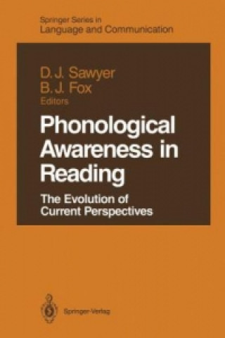 Kniha Phonological Awareness in Reading Diane J. Sawyer