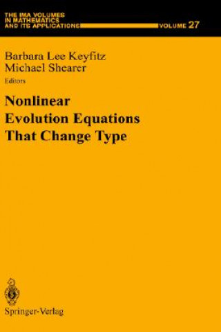 Könyv Nonlinear Evolution Equations That Change Type Barbara L. Keyfitz
