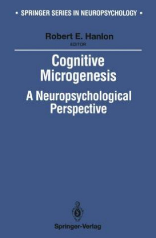 Kniha Cognitive Microgenesis Robert E. Hanlon