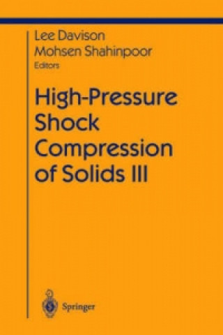 Könyv High-Pressure Shock Compression of Solids III Lee Davison