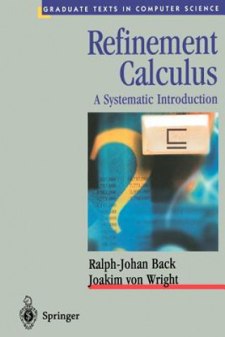 Carte Refinement Calculus Ralph-Johan Back