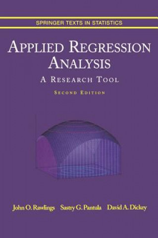 Kniha Applied Regression Analysis John O. Rawlings