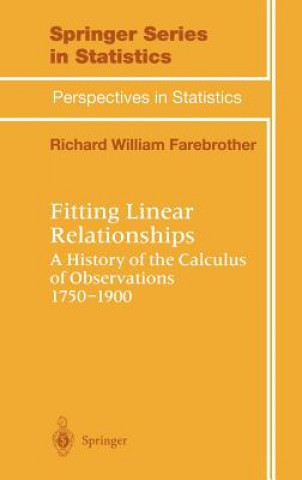 Kniha Fitting Linear Relationships R. W. Farebrother