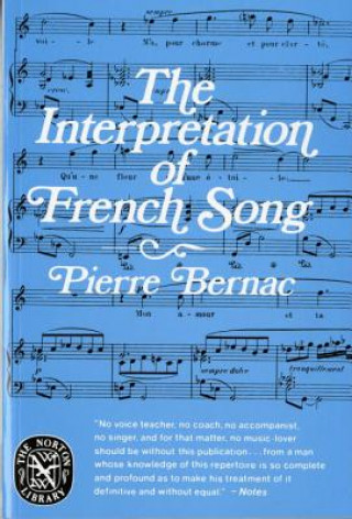 Книга Interpretation of French Song Pierre Bernac