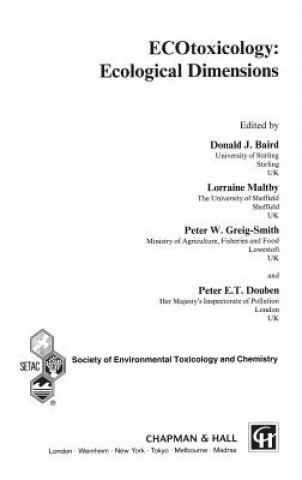 Książka ECOtoxicology: Ecological Dimensions D. J. Baird