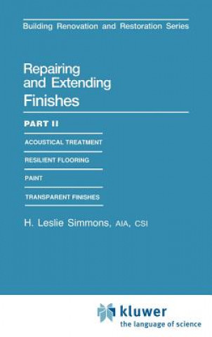 Livre Repairing and Extending Finishes H.L. Simmons