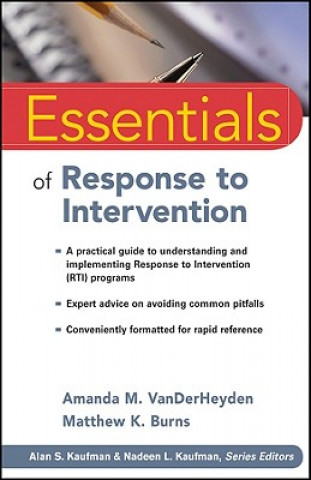 Könyv Essentials of Response to Intervention Amanda M. VanDerHeyden