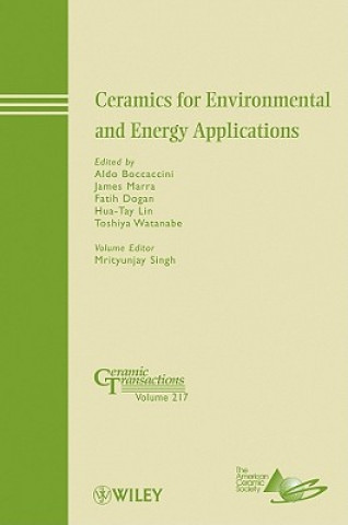 Książka Ceramics for Environmental and Energy Applications  - Ceramic Transactions V217 Aldo R. Boccaccini