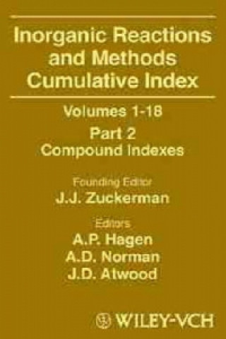 Książka Inorganic Reactions and Methods Cumulative Index, Volumes 1-18, Part 2, Compound Indexes J. J. Zuckerman