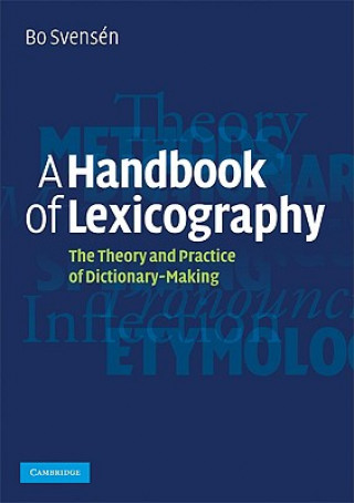 Kniha Handbook of Lexicography Bo Svenson