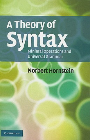 Kniha Theory of Syntax Norbert Hornstein