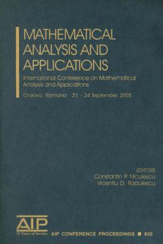 Kniha Mathematical Analysis and Applications Constantin P. Niculescu