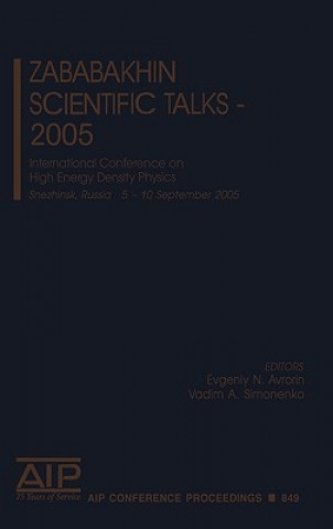 Book Zababakhin Scientific Talks - 2005 Evgeniy N. Avrorin