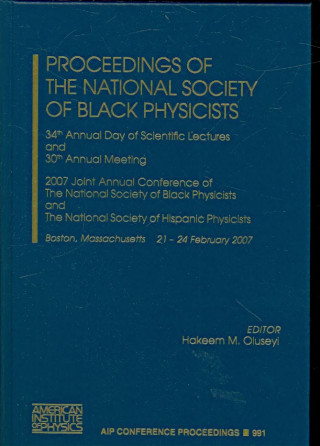 Carte Proceedings of the National Society of Black Physicists Hakeem M. Oluseyi