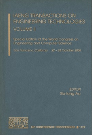 Könyv IAENG Transactions on Engineering Technologies. Vol.2 Sio-Iong Ao