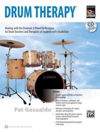 Livre Drum Therapy, w. Audio-CD Pat Gesualdo