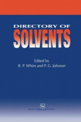 Könyv Directory of Solvents B.P. Whim