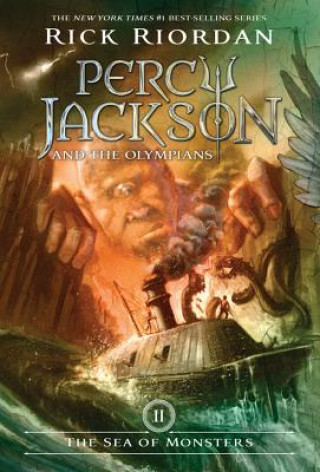 Książka Percy Jackson, The Sea of Monsters Rick Riordan