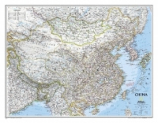 Nyomtatványok China Classic, Tubed National Geographic Maps