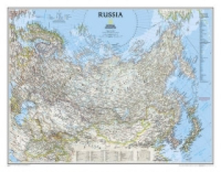 Nyomtatványok Russia Classic, Tubed National Geographic Maps