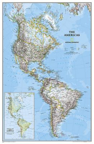 Materiale tipărite Americas Classic, Tubed National Geographic Maps