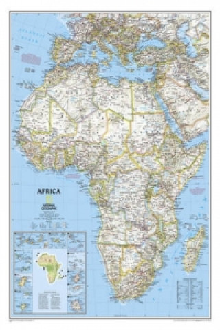 Nyomtatványok Africa Classic, Tubed National Geographic Maps