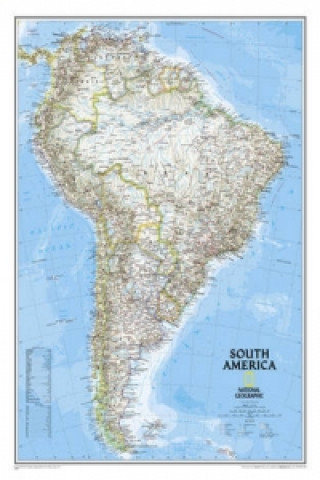 Materiale tipărite South America Classic, Tubed National Geographic Maps