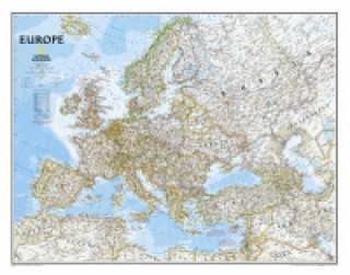 Nyomtatványok Europe Classic, Tubed National Geographic Maps