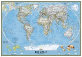 Tiskovina World Classic, Enlarged &, Tubed National Geographic Maps