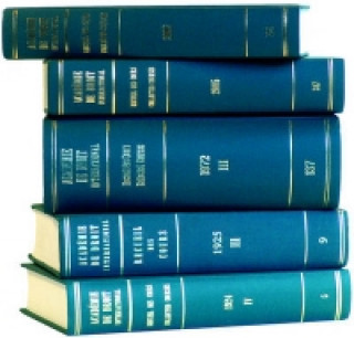 Kniha Recueil des cours, Collected Courses, Tome/Volume 189 (1984) cademie de Droit International de la Haye