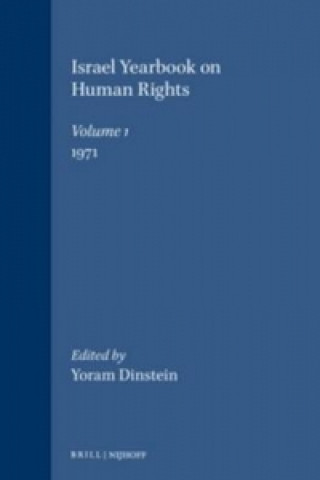 Carte Israel Yearbook on Human Rights, Volume 1 (1971) Yoram Dinstein
