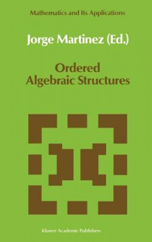 Könyv Ordered Algebraic Structures Jorge Martínez