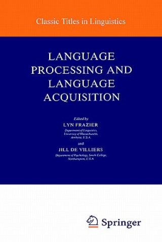 Libro Language Processing and Language Acquisition L. Frazier