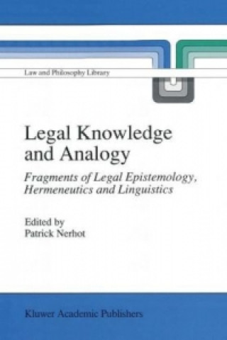 Knjiga Legal Knowledge and Analogy P.J. Nerhot