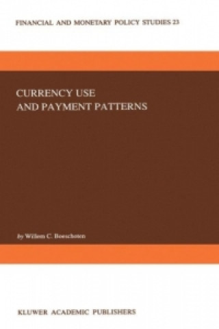 Kniha Currency Use and Payment Patterns W.C. Boeschoten