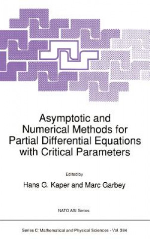 Kniha Asymptotic and Numerical Methods for Partial Differential Equations with Critical Parameters H.G. Kaper