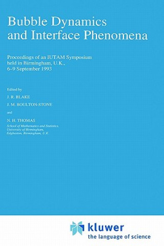 Книга Bubble Dynamics and Interface Phenomena John R. Blake