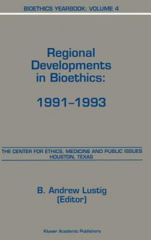 Kniha Bioethics Yearbook B. A. Lustig