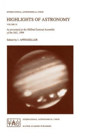 Könyv Highlights of Astronomy Immo Appenzeller
