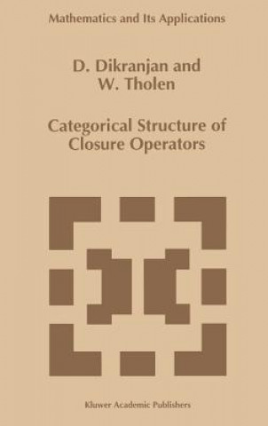 Könyv Categorical Structure of Closure Operators D. Dikranjan