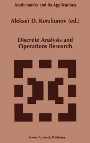 Knjiga Discrete Analysis and Operations Research Alekseii D. Korshunov