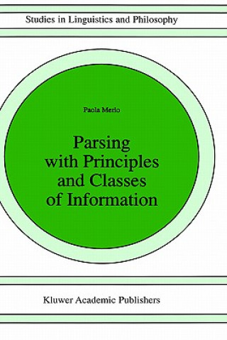 Könyv Parsing with Principles and Classes of Information Paola Merlo